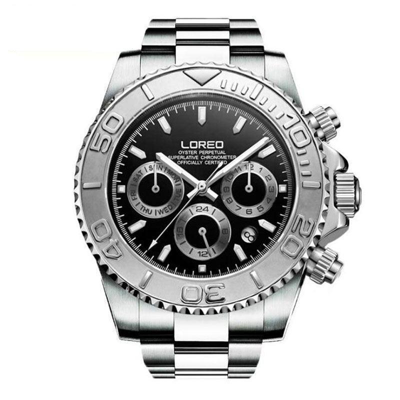 LOREO Automatic Mechanical Watch 2024 Sports - 200m Water Resistant - MRC STORE