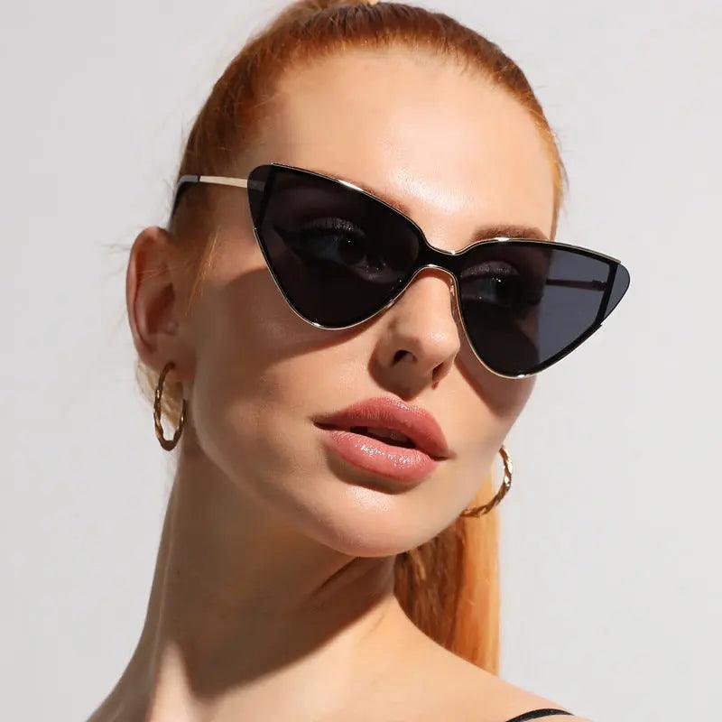 Cat's Eye Retro Sunglasses - MRC STORE