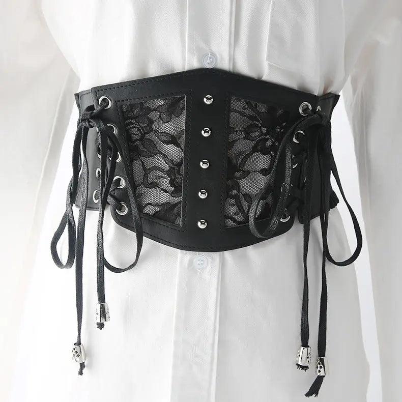 Lace Ladies Waistband Wide Elastic Corset Decoration - MRC STORE