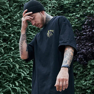 Chinese Embroidery Short Sleeve Tee - MRC STORE