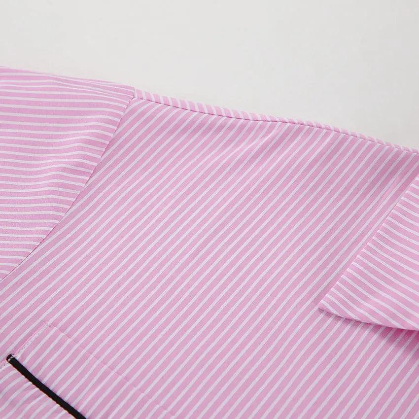 Striped Loose Shirt - MRC STORE