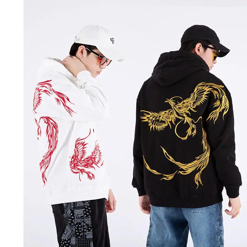 Niepce Inc Japanese Streetwear Embroidered Hoodie - MRC STORE