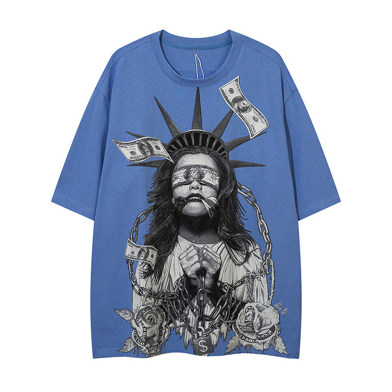 Men’s Street T-Shirt - Loose American Style My Store