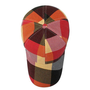Plaid Canvas Cap - MRC STORE
