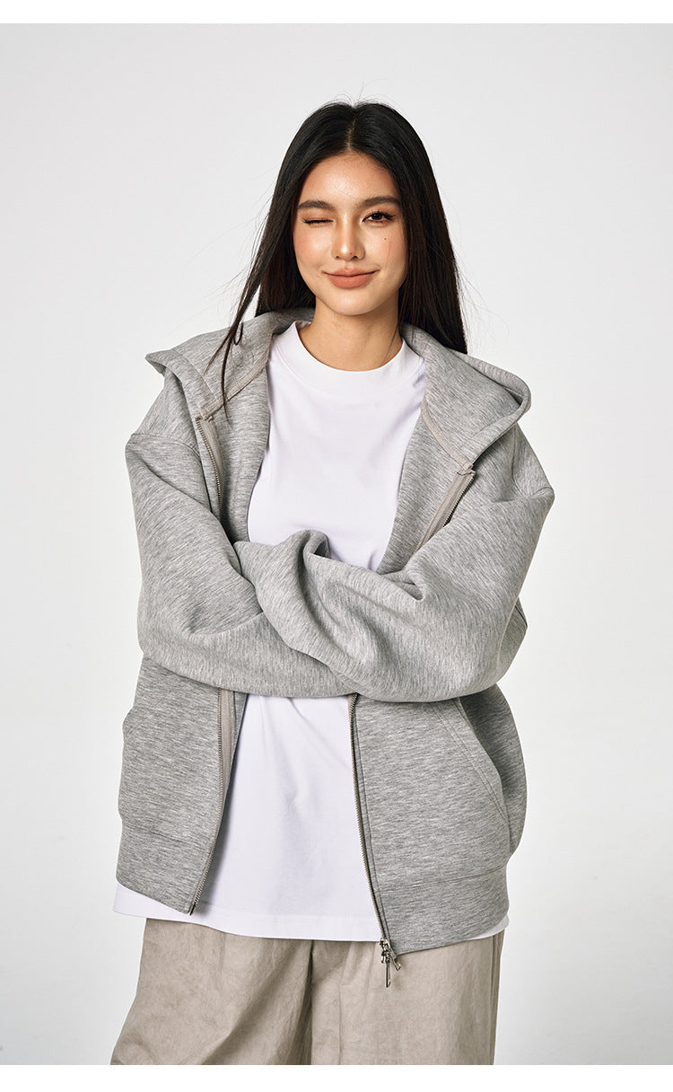Unisex Retro Hoodie - Loose Solid Color My Store
