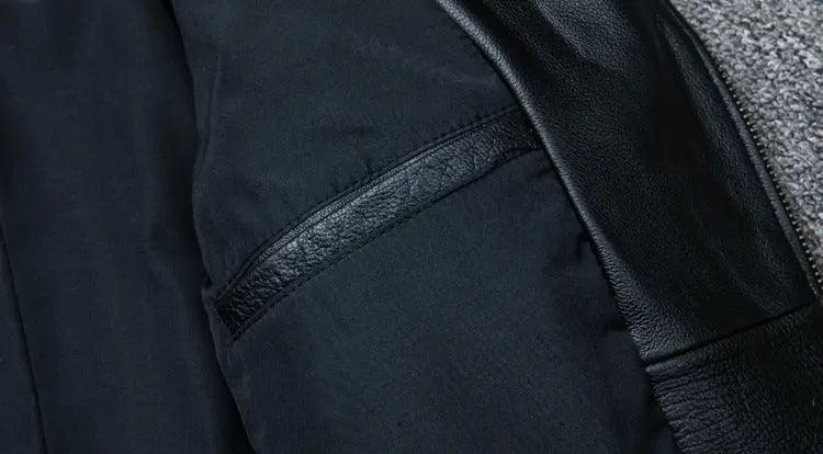 Pure Cowhide Biker Leather Jacket - MRC STORE