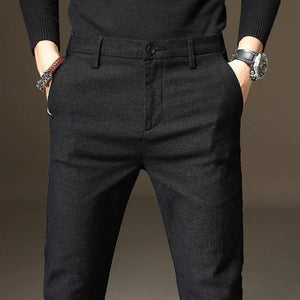 Slim Fit Elastic Pencil Pants - MRC STORE