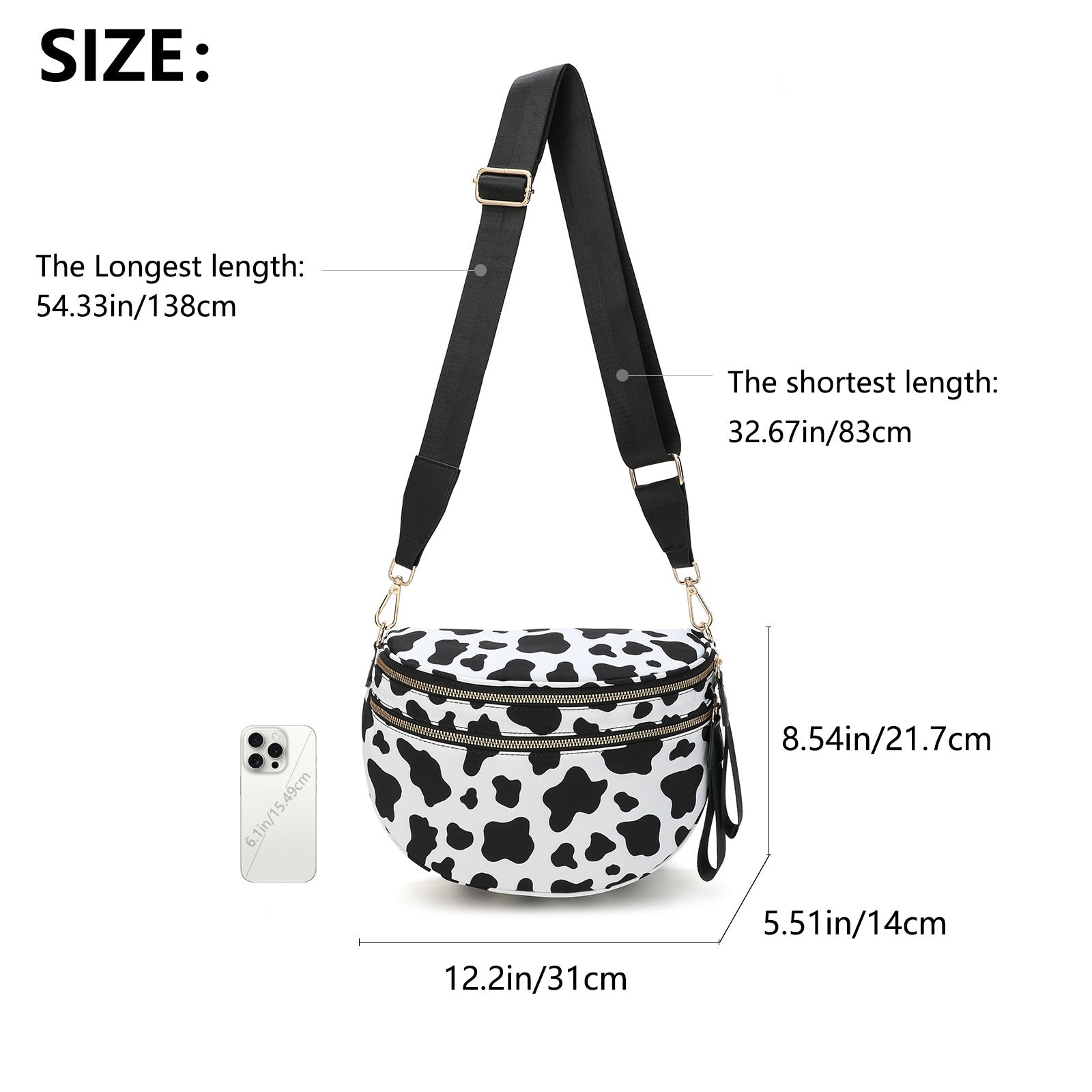 Ladies New Trendy Fashion All-Matching Oxford Cloth Bag - Large Capacity My Store
