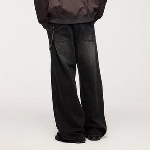 Men's Loose Retro Straight Jeans - MRC STORE