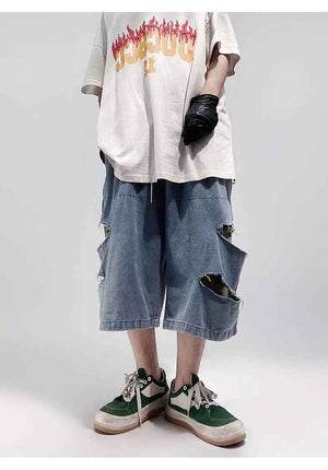 Retro Straight Shorts