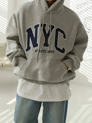 Korean Loose Cotton Hoodies - MRC STORE