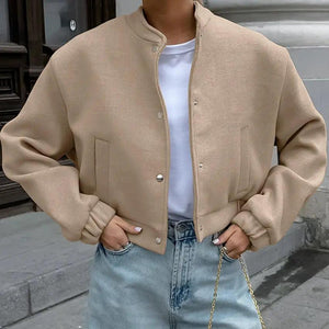 Loose Woolen Fashion Coat - MRC STORE