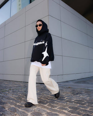 Y2G Printed Turtleneck Hoodie - MRC STORE