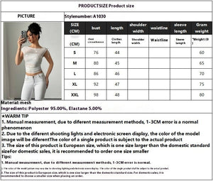 Women’s Sequined T-Shirt - Off-Shoulder Mesh My Store