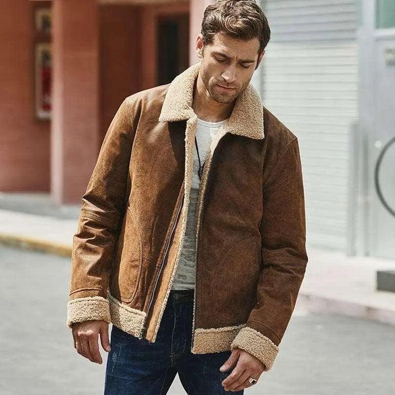 Vintage Casual American Leather Jacket - MRC STORE