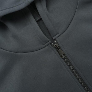 Trendy Letter Print Sweatshirt Coat - MRC STORE