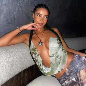 Floral Chain Top - MRC STORE