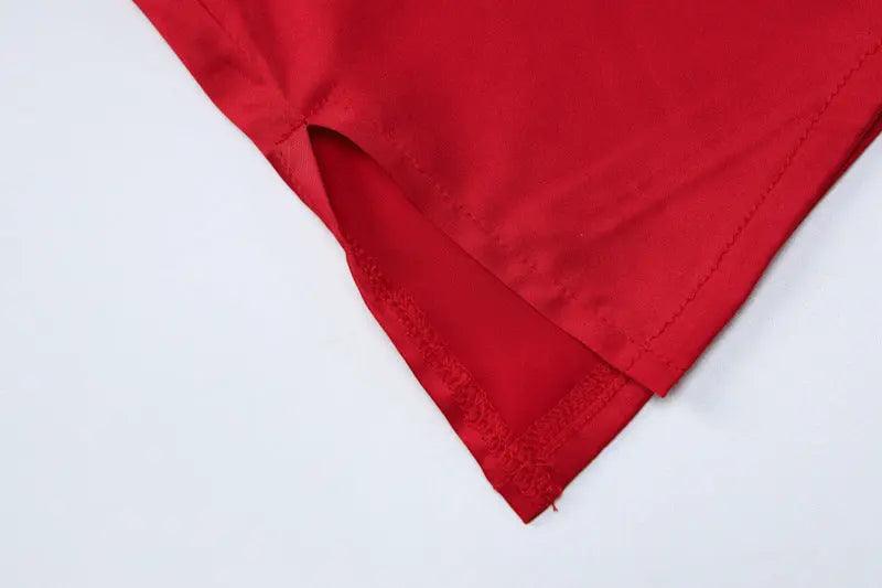 Navel Baring Two-Piece Skirt Suit - MRC STORE