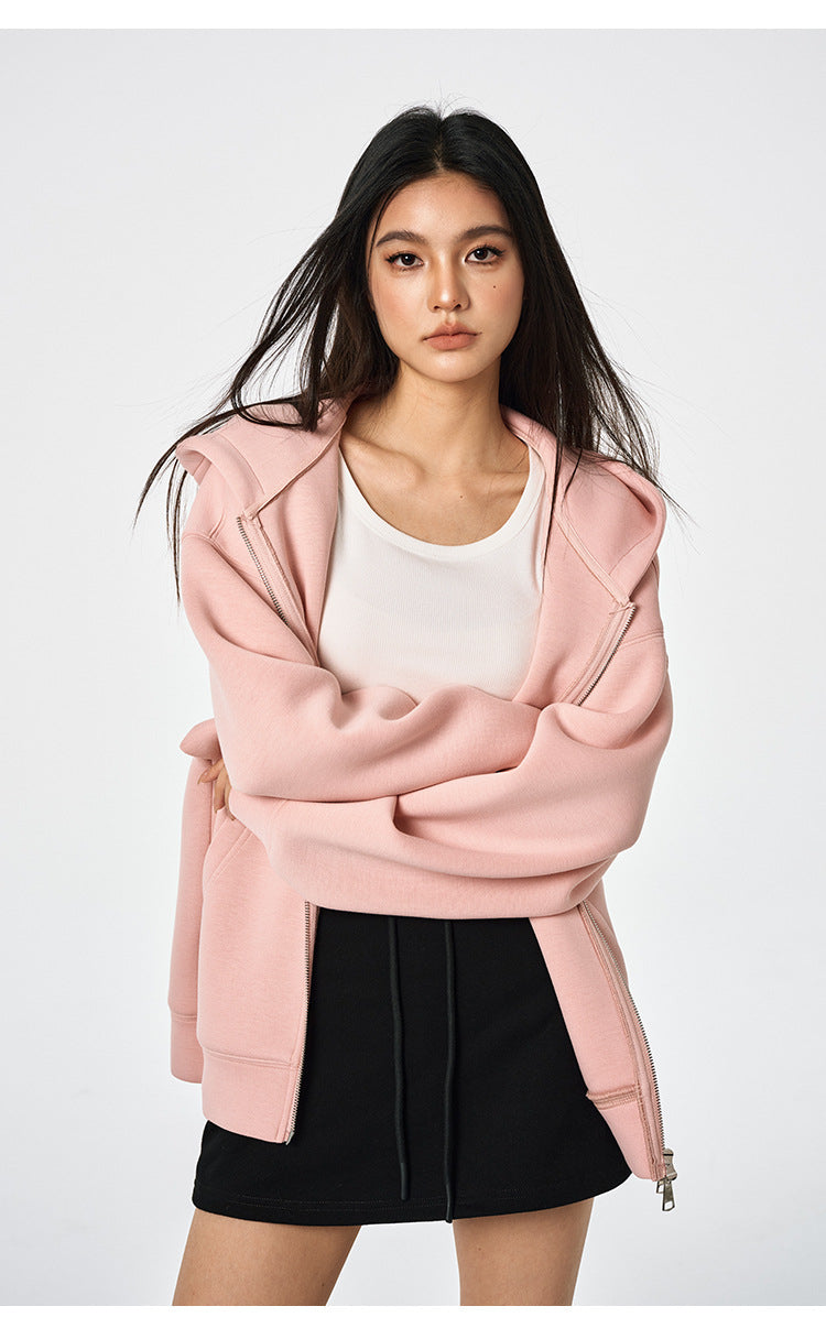 Unisex Retro Hoodie - Loose Solid Color My Store