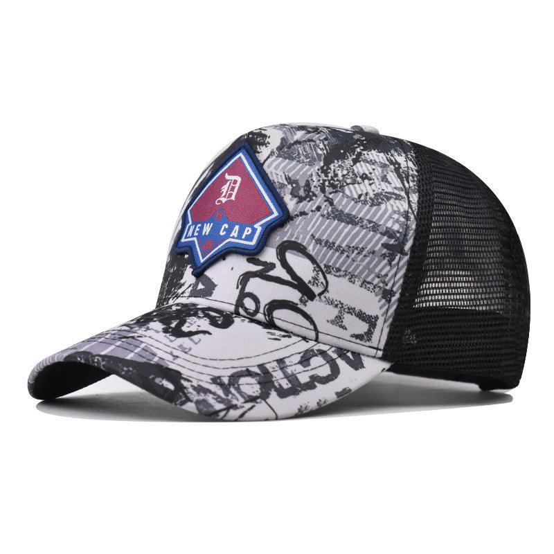 Personalized Trendy Retro "B" Alphabet Embroidery Cap – Unisex Cotton Cap for Summer - MRC STORE
