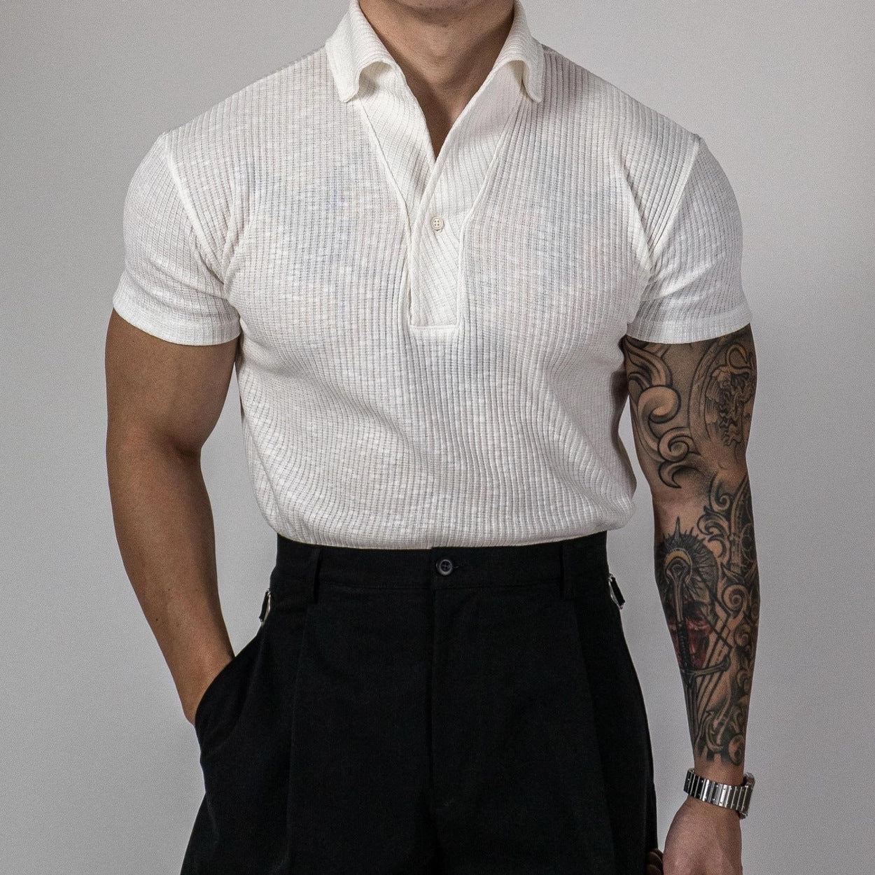 Men’s Sports Polo - Short Sleeve Solid My Store  21.36