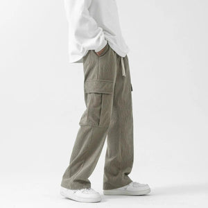 Loose Corduroy Cargo Pants - MRC STORE