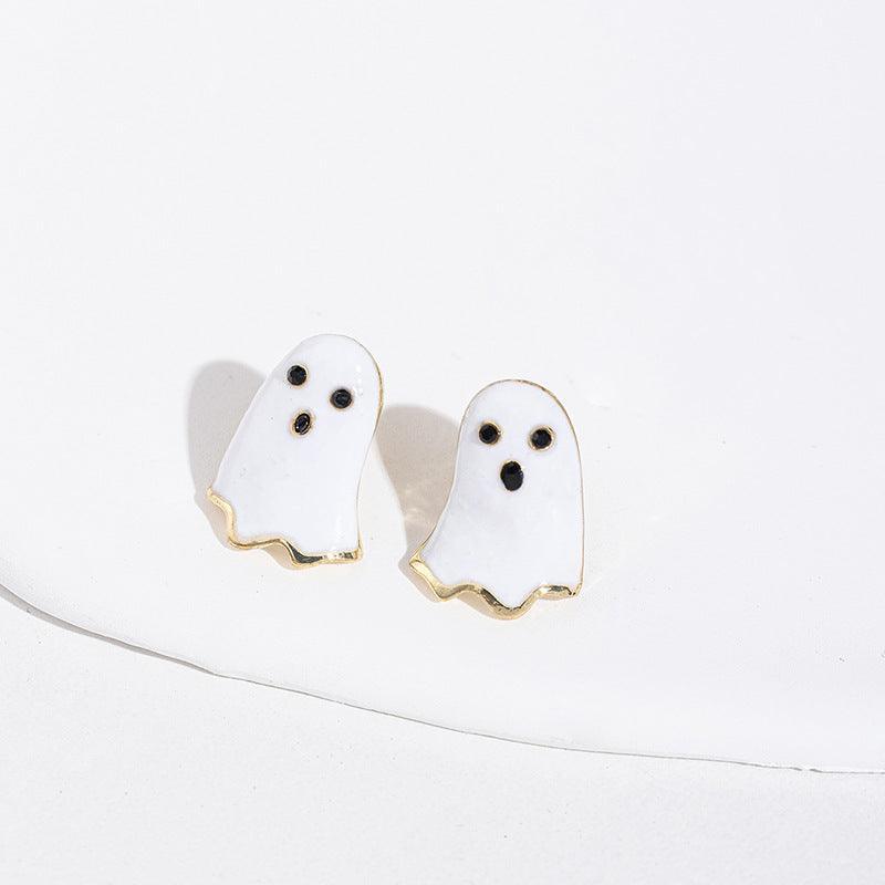 Halloween Skull Earrings Stud – Spooky Style for Women - MRC STORE