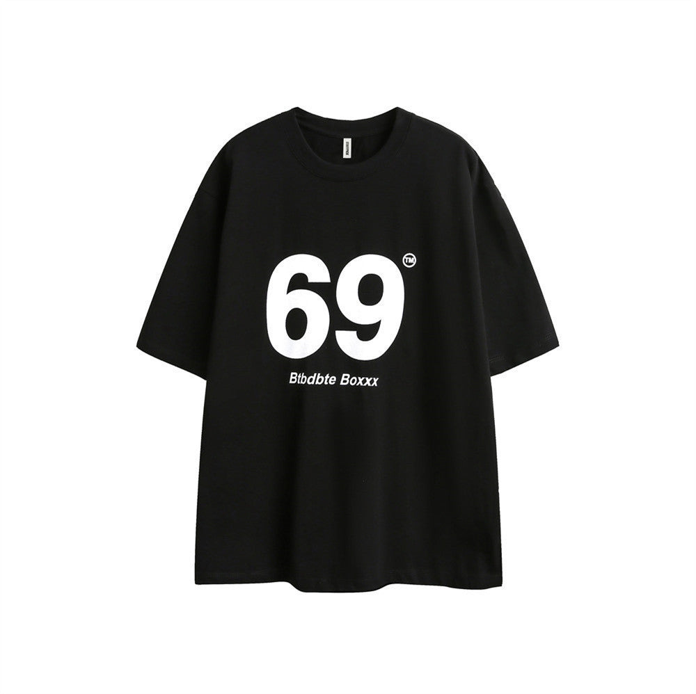 Women’s Digital 69 T-Shirt - Street Fashion Loose My Store  38.92