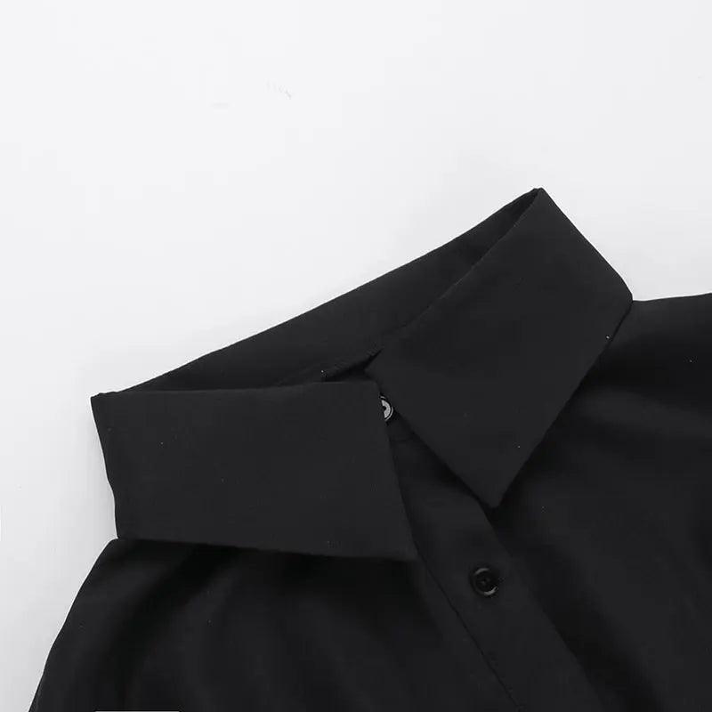 Pleated Button Top - MRC STORE