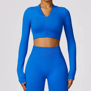 Seamless Nylon Cardigan - MRC STORE