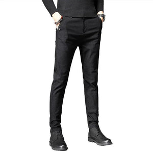 Slim Fit Elastic Pencil Pants - MRC STORE