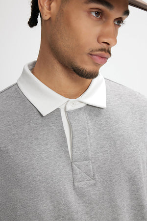 Men’s Polo Shirt - Mountain Contrast Lapel My Store