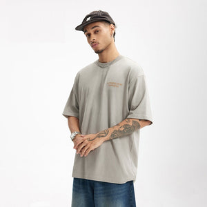 Men’s Embroidered T-Shirt - Retro Thread Collar My Store