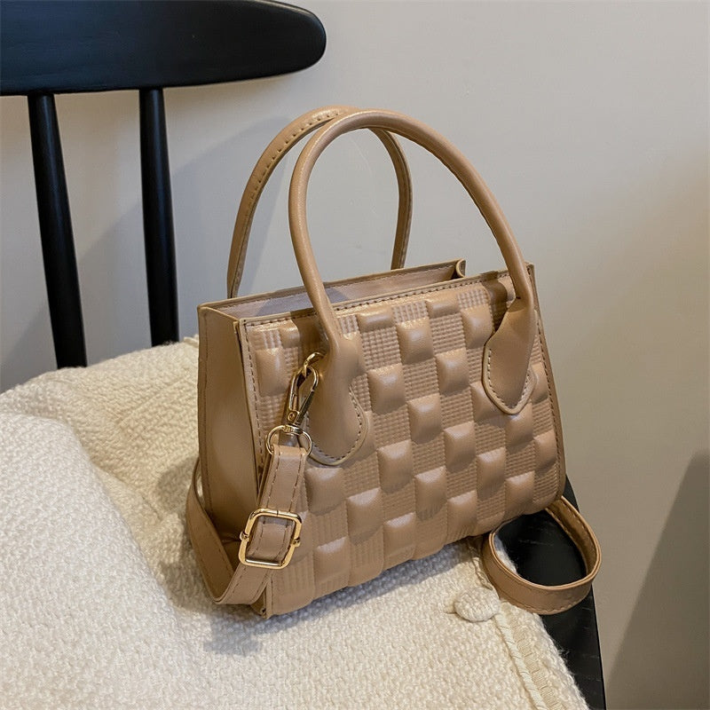 Women’s Crossbody Bag - Retro Square Checkered My Store  21.51