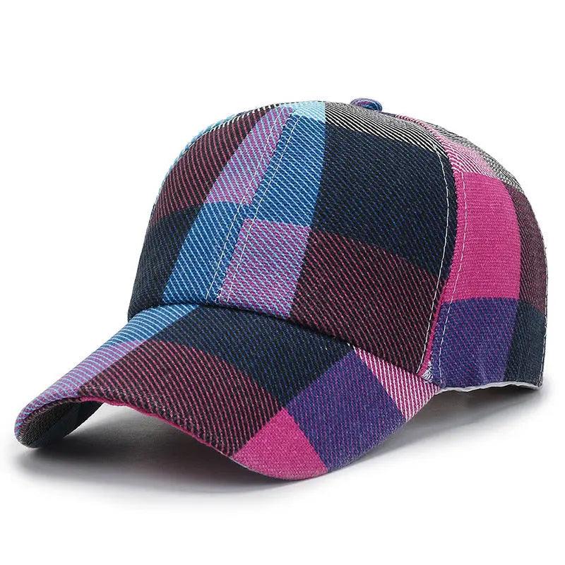 Plaid Canvas Cap - MRC STORE