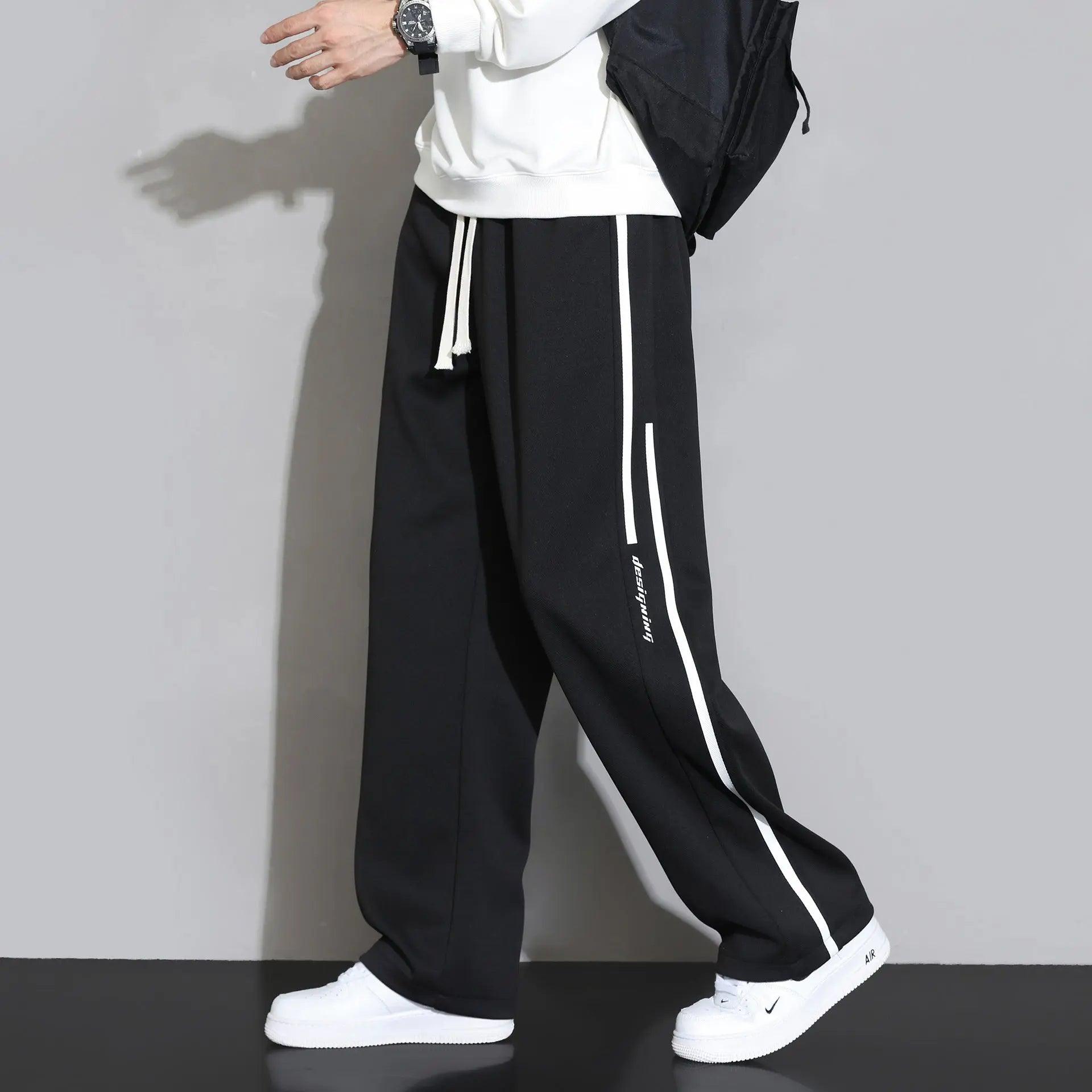 Sweatpants Straight Casual Trousers - MRC STORE
