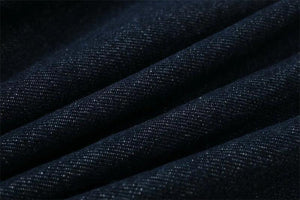 Women's Hemming Sleeve Denim Jacket Coat & Trousers Set - MRC STORE