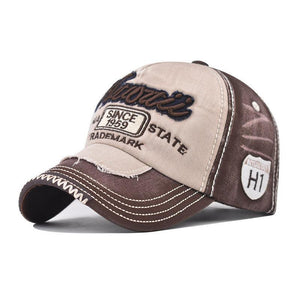 Unisex Cotton Cowboy Hat – Adjustable Dome Peaked Cap for All Seasons - MRC STORE