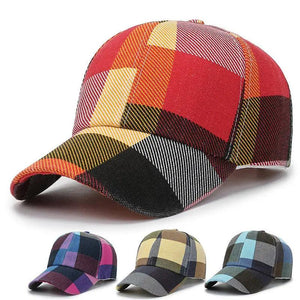 Plaid Canvas Cap - MRC STORE