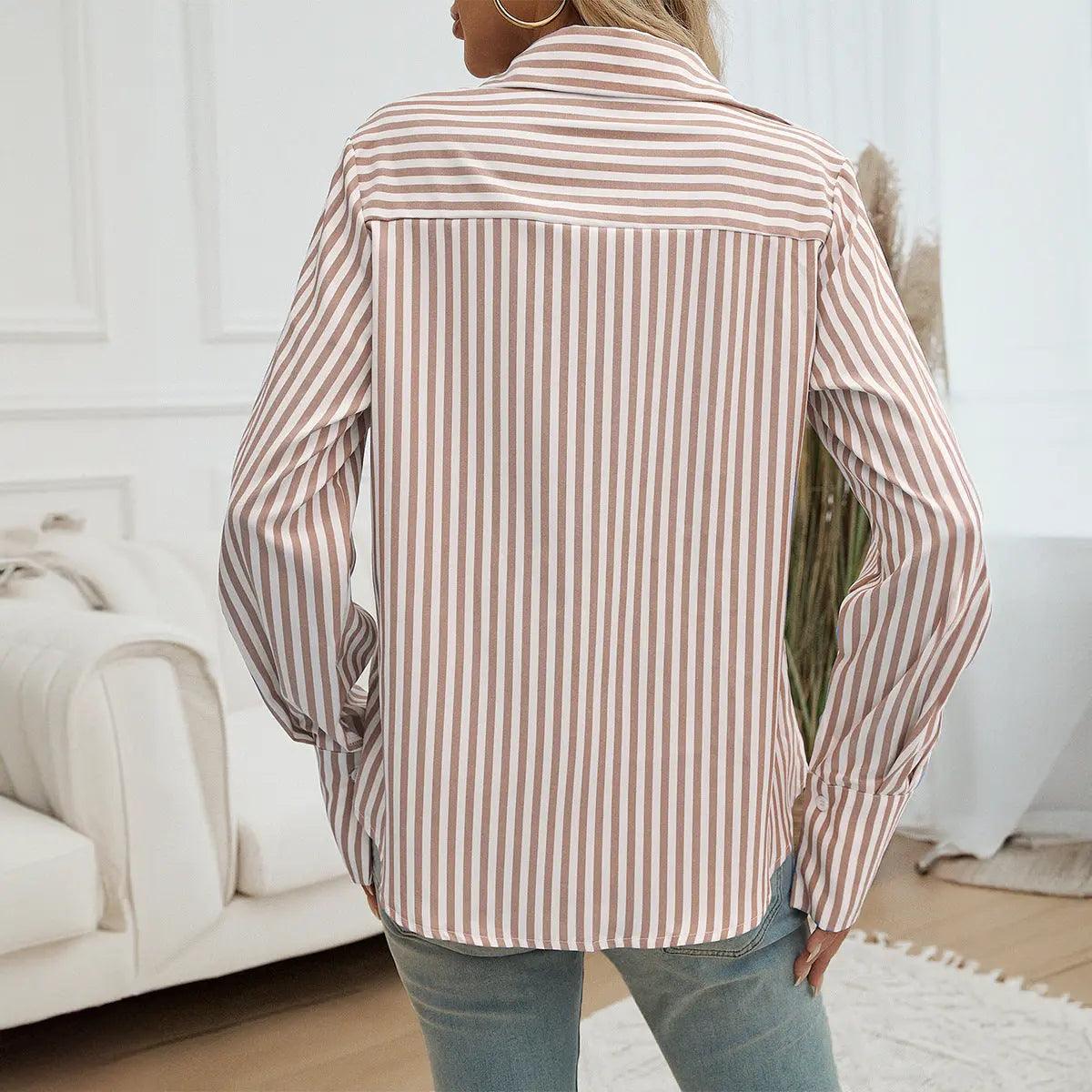 Striped Commuter Cardigan - MRC STORE
