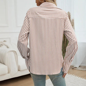 Striped Commuter Cardigan - MRC STORE