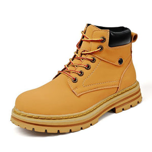 Simple Casual Plus Size Leather Martin Boots MRC STORE  49.00
