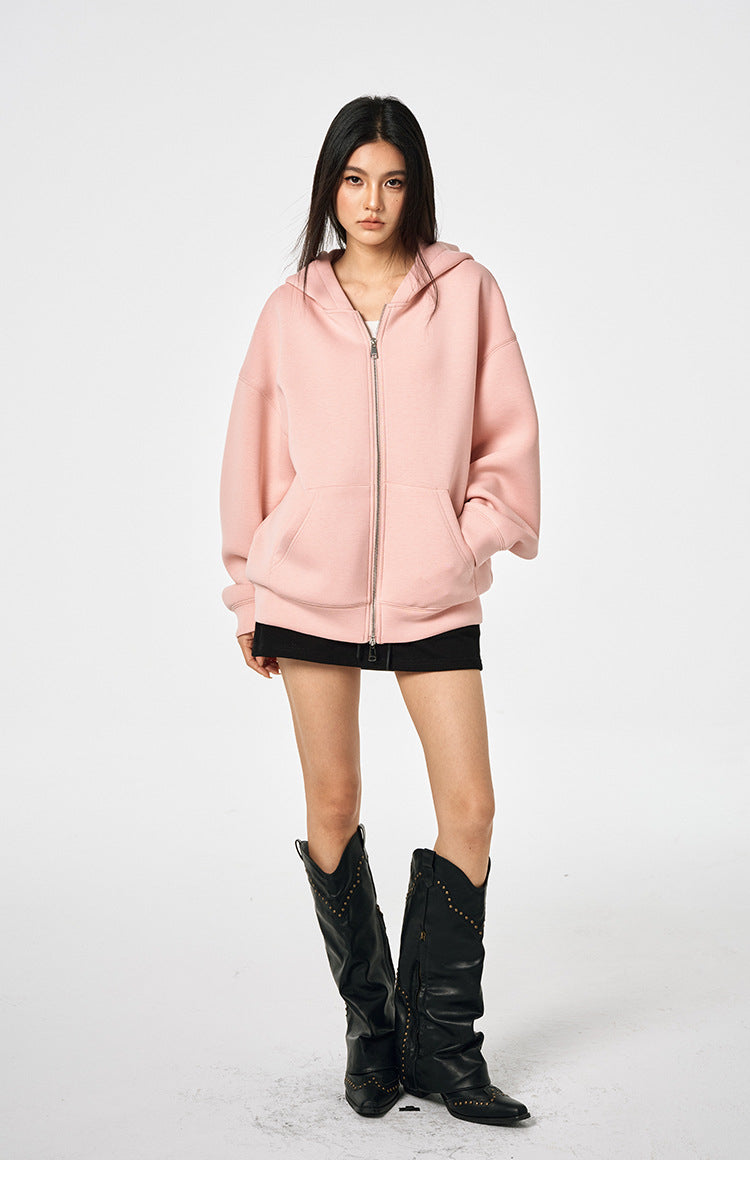 Unisex Retro Hoodie - Loose Solid Color My Store