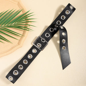 Unisex Punk Belt - Hollow PU Fashion My Store