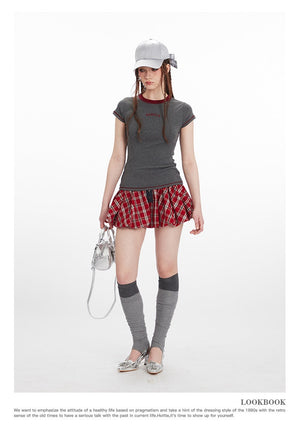 Women’s Embroidered Round Neck Tee My Store