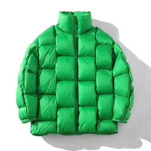 Woven Style Down Jacket - MRC STORE