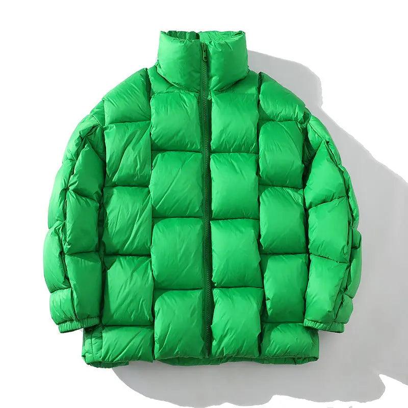 Woven Style Down Jacket - MRC STORE