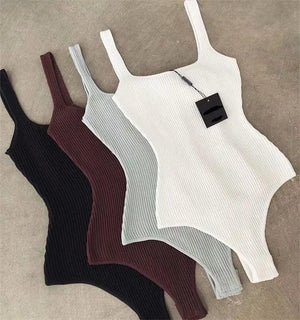 Knitted Vest Jumpsuit - MRC STORE