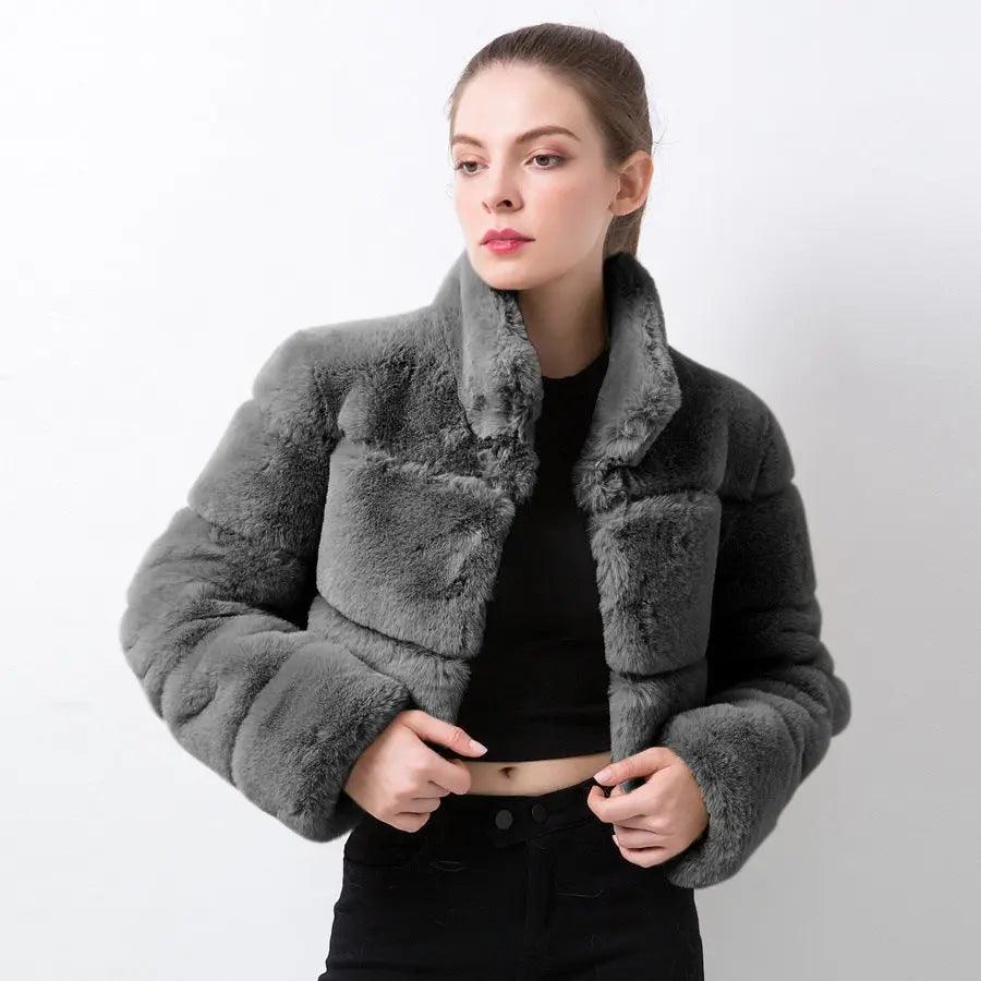Chic Faux Fur jacket - MRC STORE