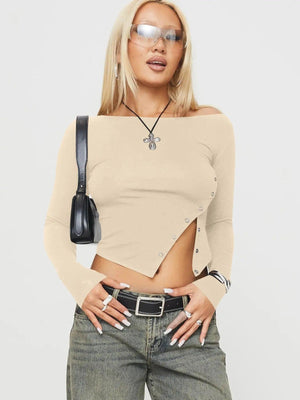 Slim Fit Long Sleeve Top - MRC STORE